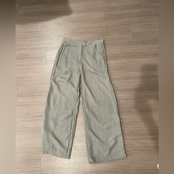 Jonny Cota tailored linen trouser in grey. New with tags. 50% linen, 50% rayon - Picture 3 of 5